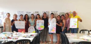 Daniela presening workshop results in Bolivia
